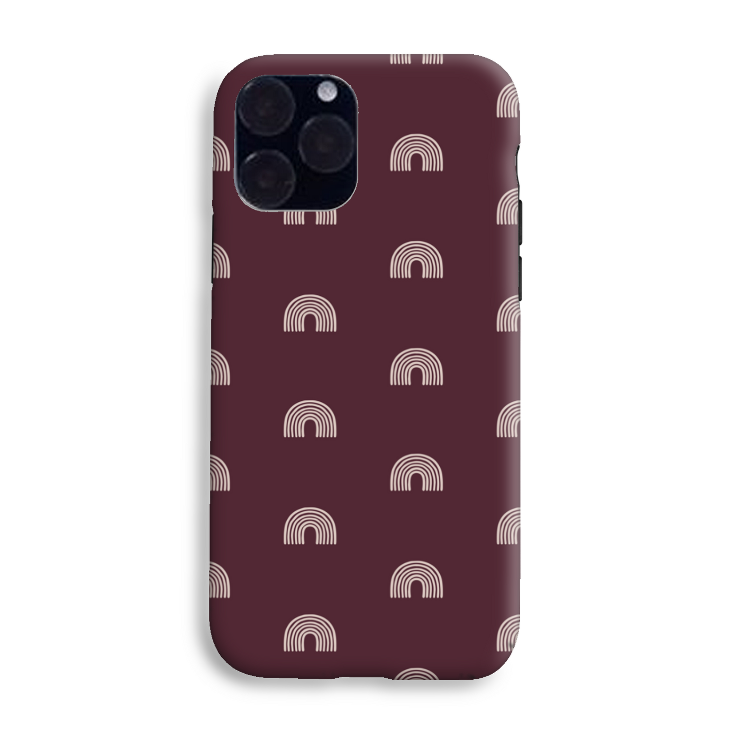 Burgundy Arches Tough Phone Case