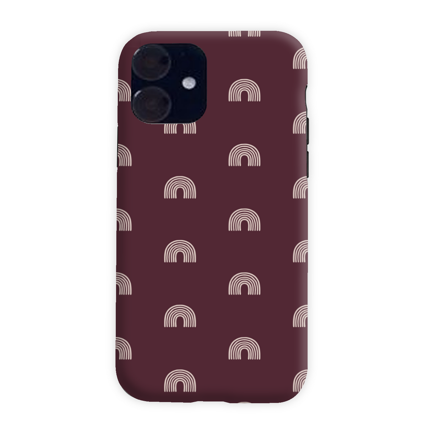 Burgundy Arches Tough Phone Case
