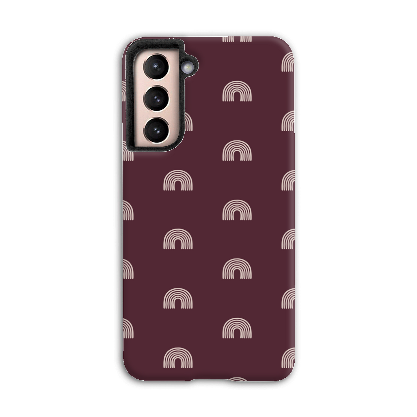 Burgundy Arches Tough Phone Case