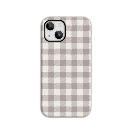 Natural Check Tough Phone Case