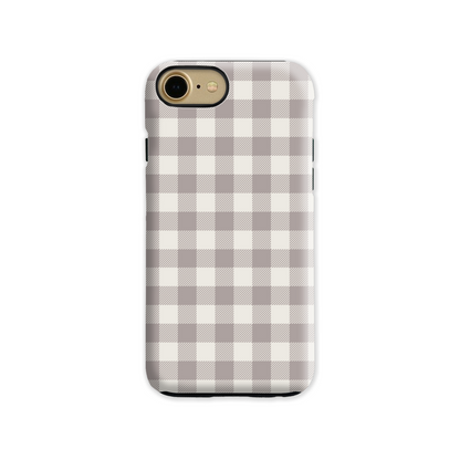 Natural Check Tough Phone Case