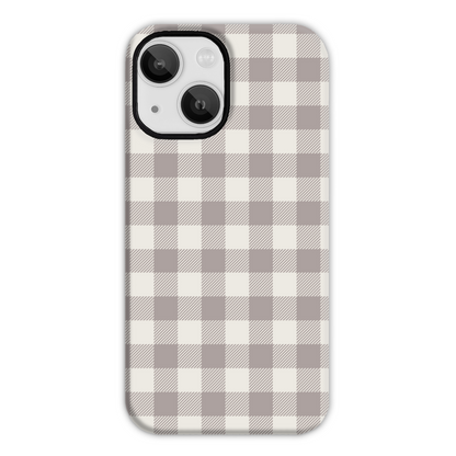 Natural Check Tough Phone Case