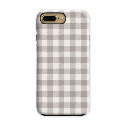 Natural Check Tough Phone Case