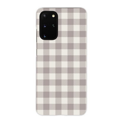 Natural Check Tough Phone Case