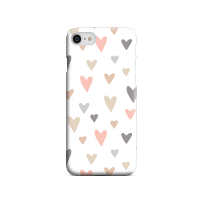 Neutral Hearts Tough Phone Case