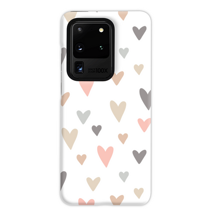 Neutral Hearts Tough Phone Case