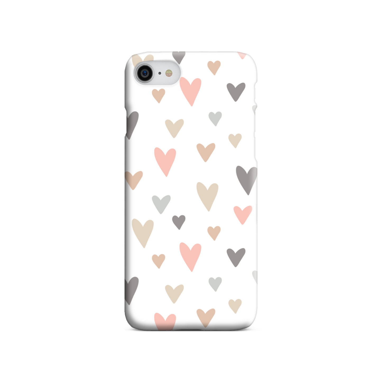Neutral Hearts Tough Phone Case