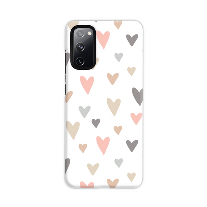 Neutral Hearts Tough Phone Case