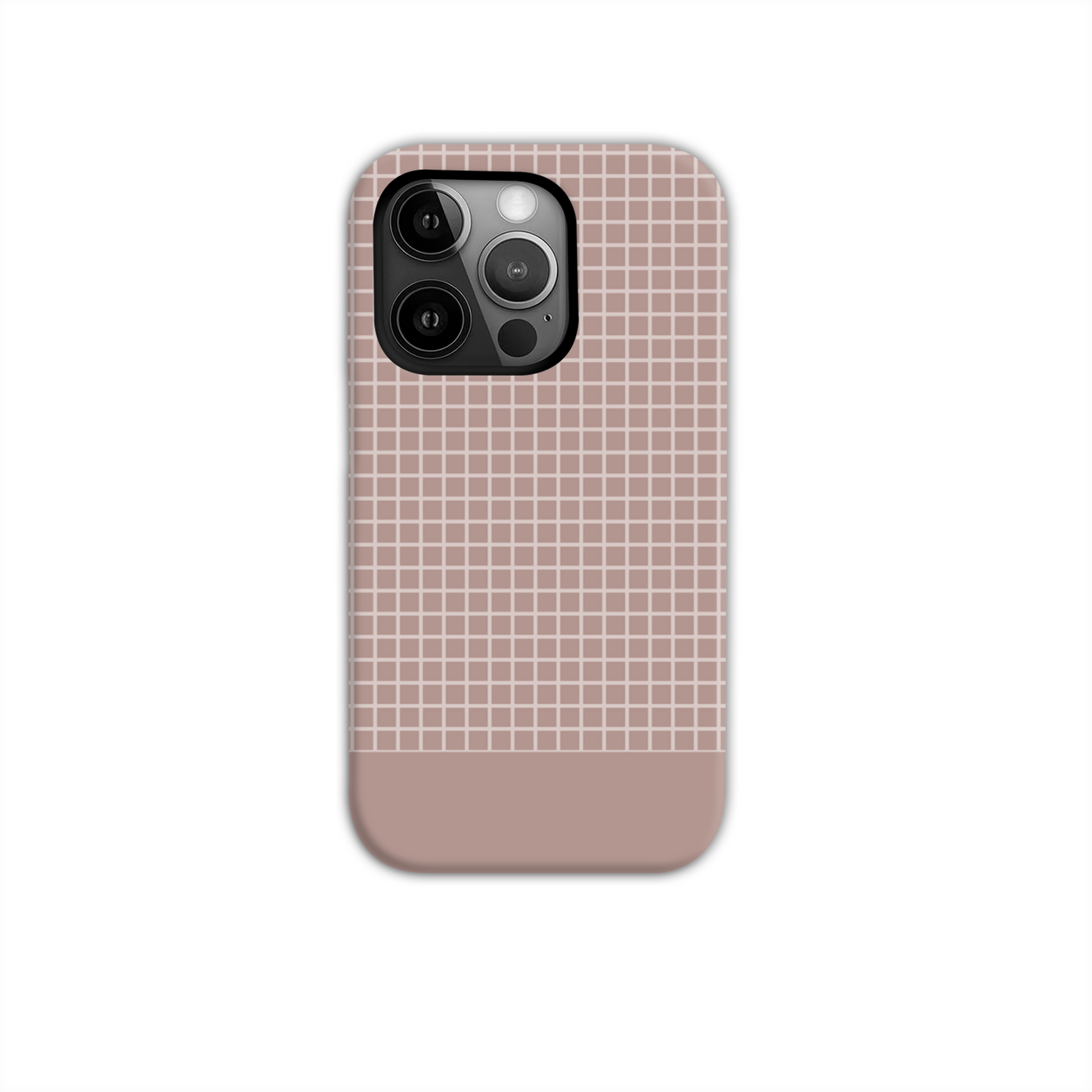 Mocca Grid Tough Phone Case