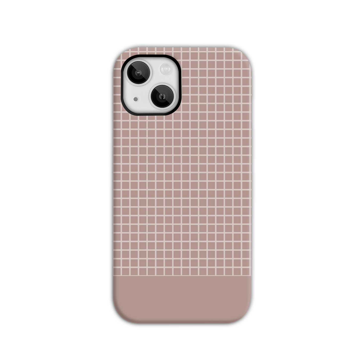 Mocca Grid Tough Phone Case