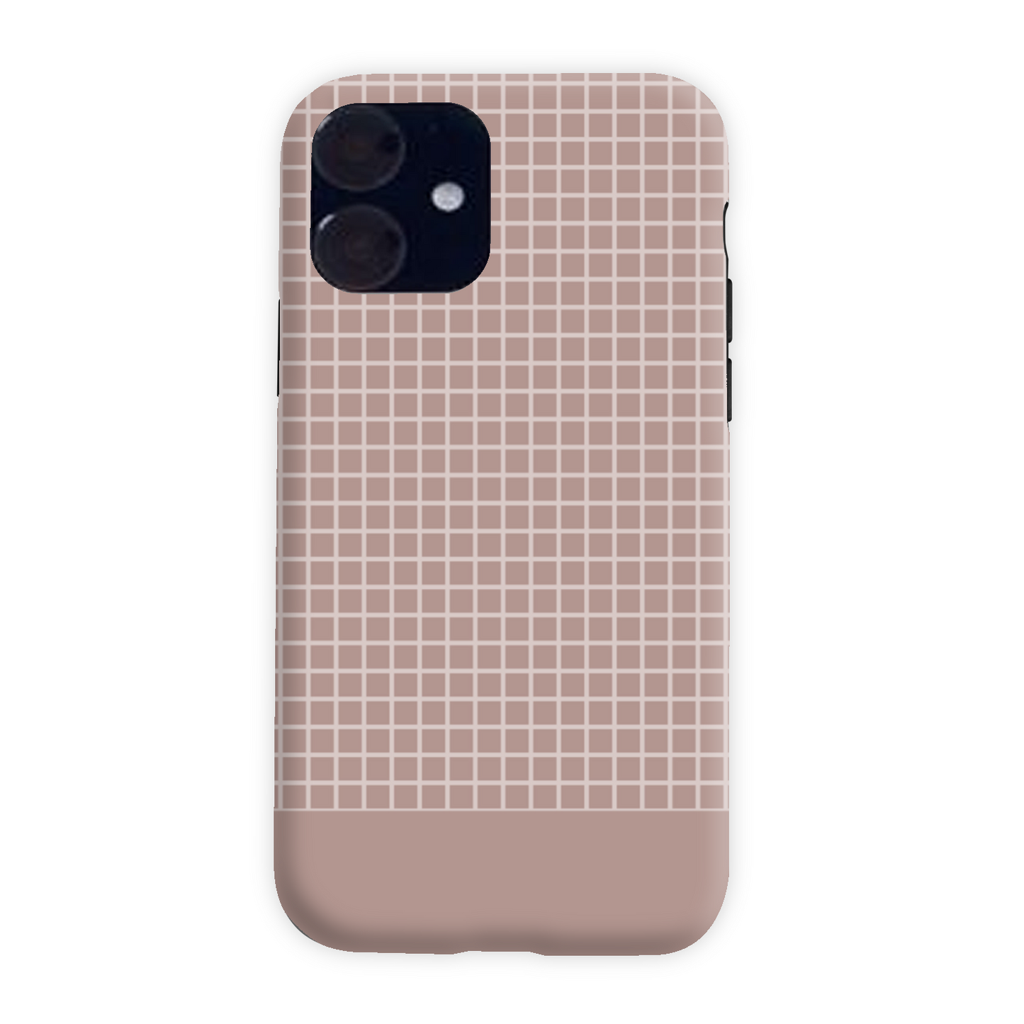 Mocca Grid Tough Phone Case