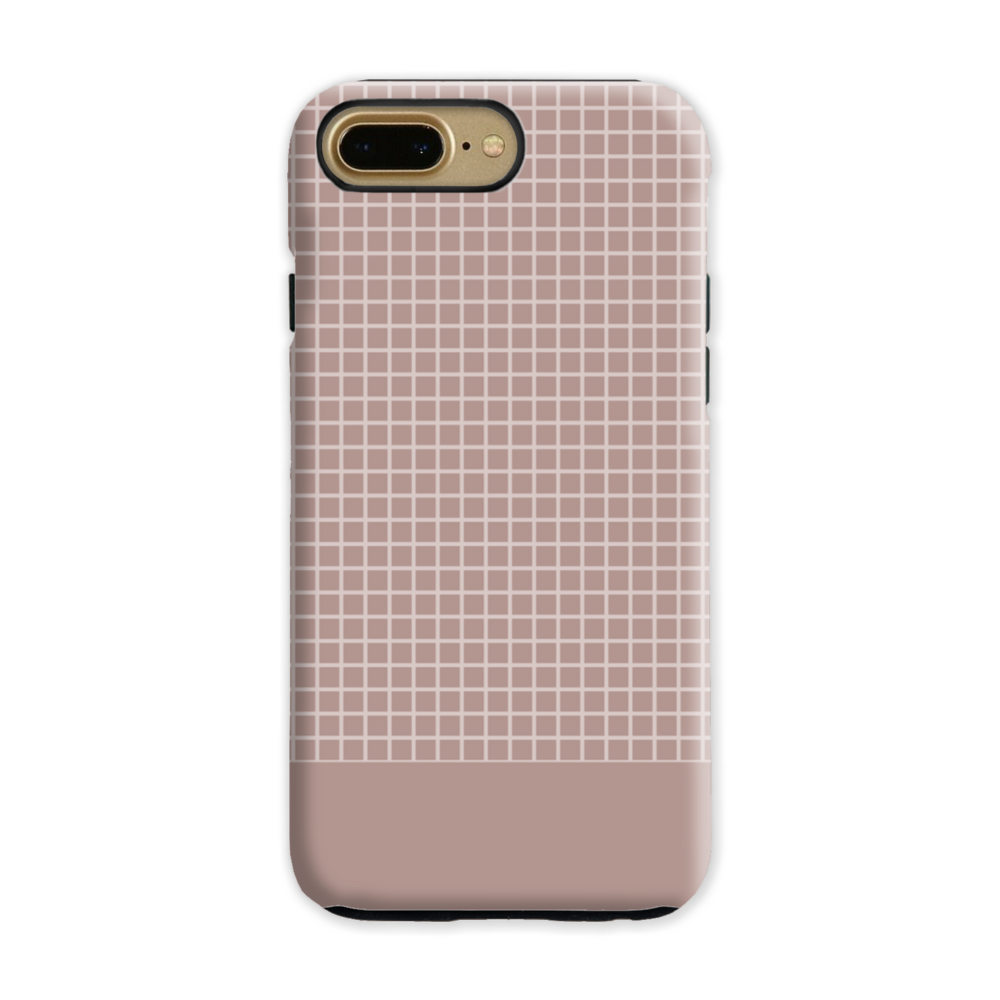 Mocca Grid Tough Phone Case