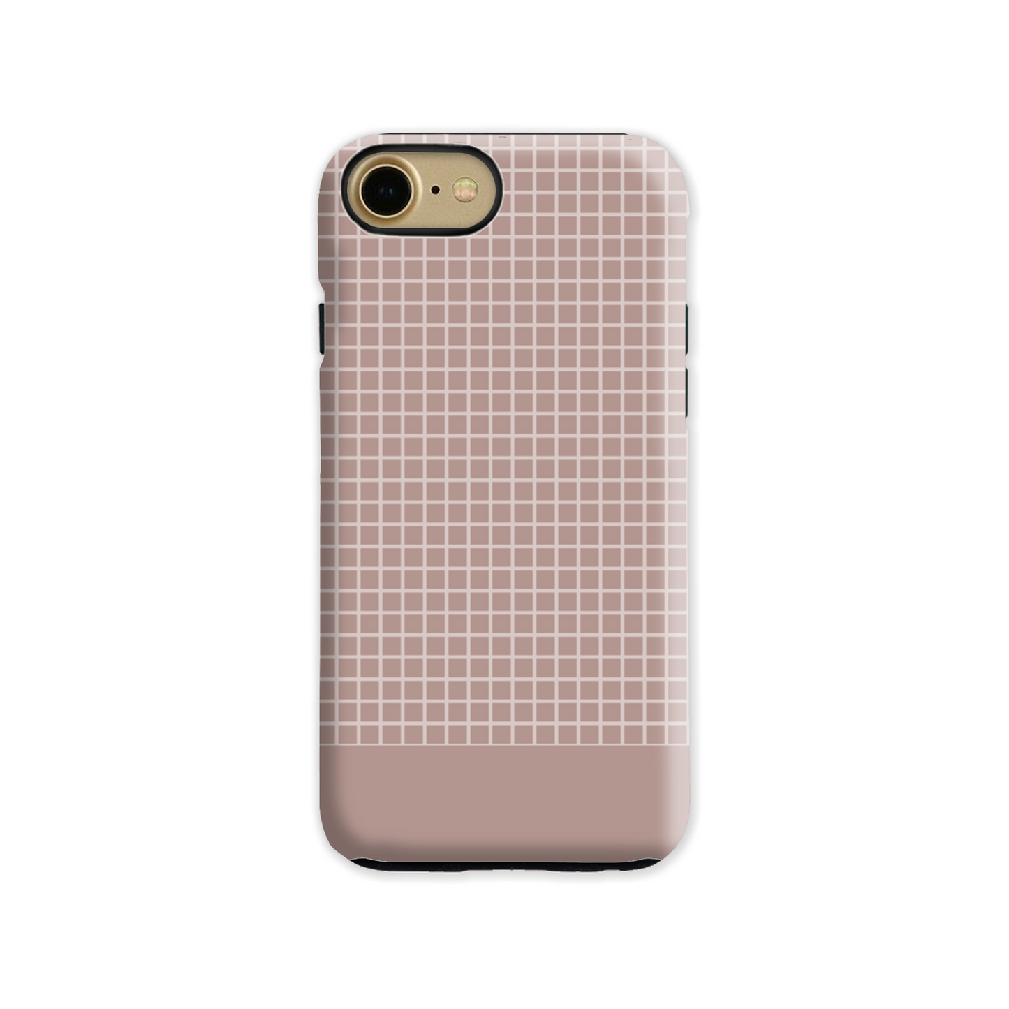 Mocca Grid Tough Phone Case