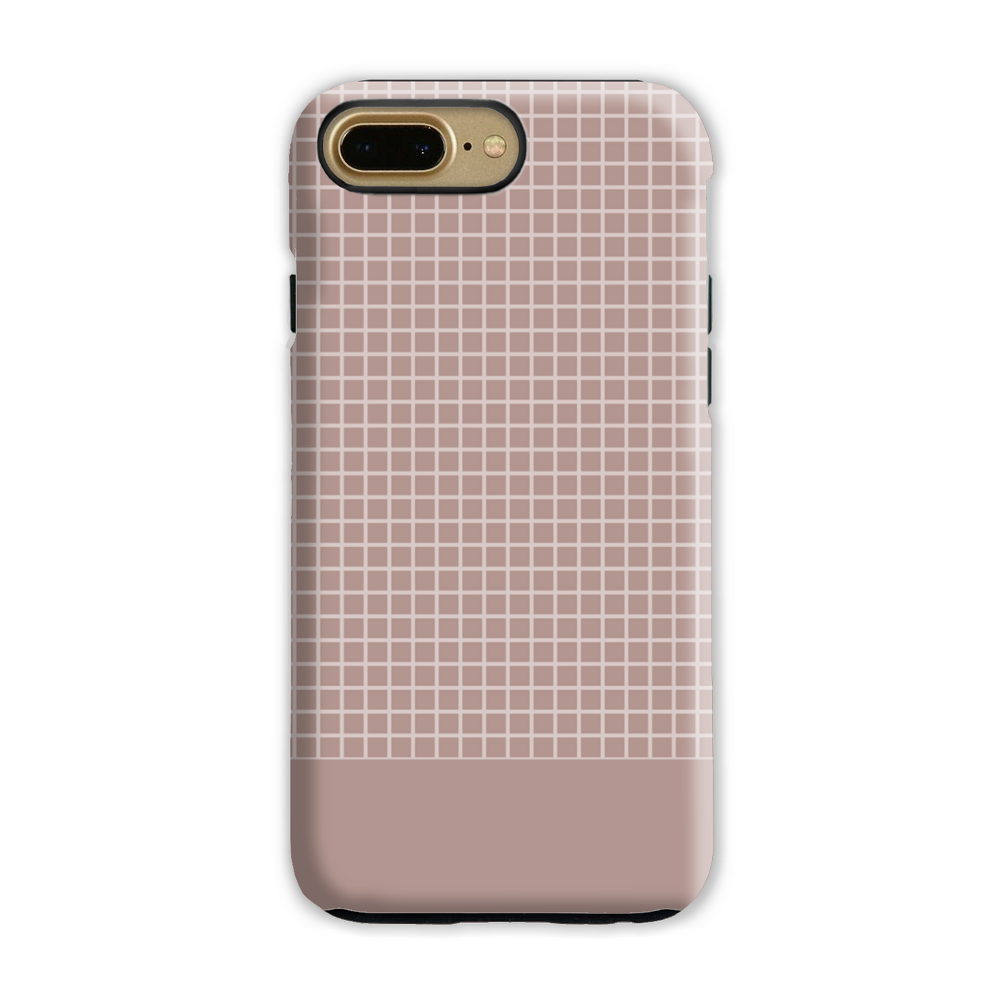 Mocca Grid Tough Phone Case