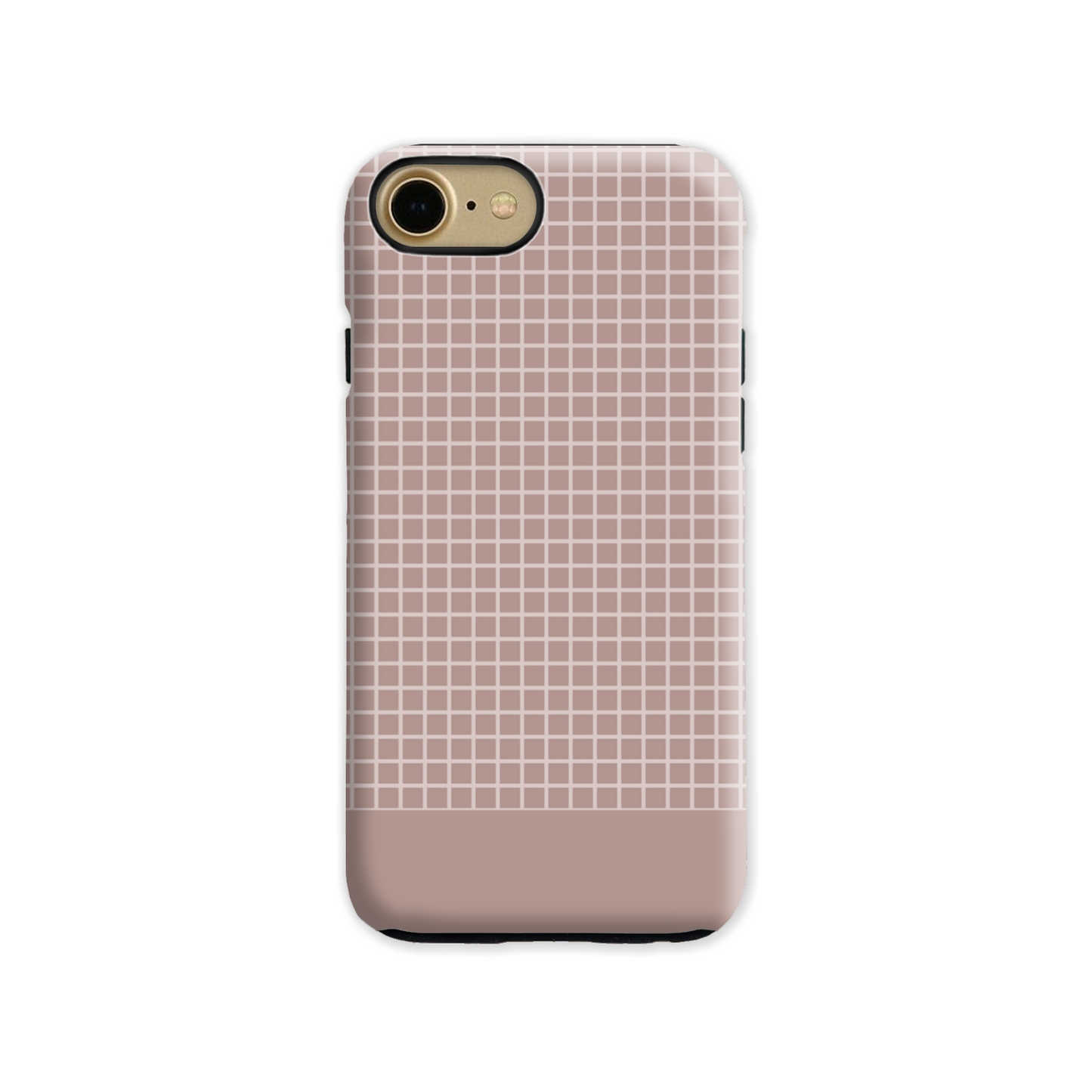 Mocca Grid Tough Phone Case