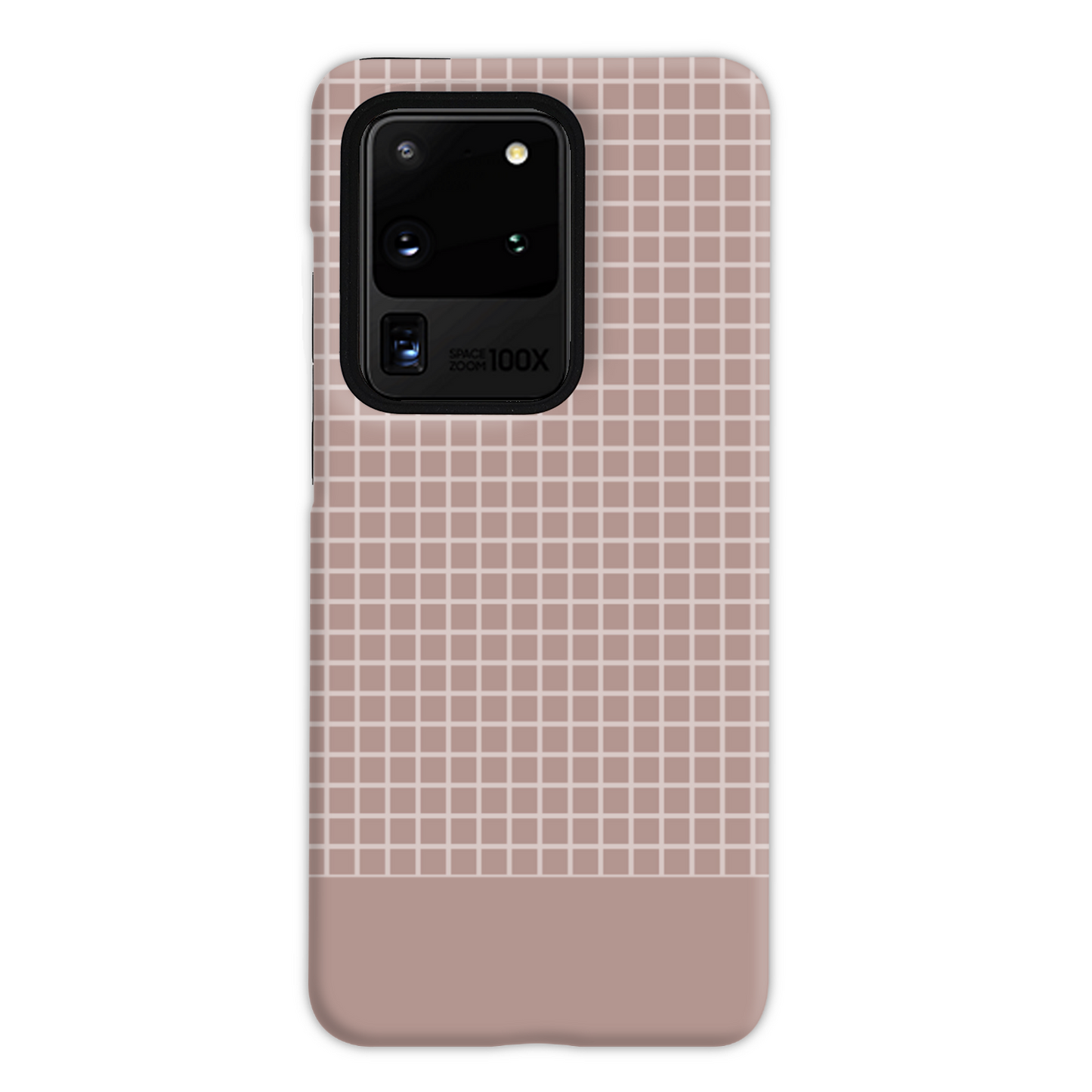 Mocca Grid Tough Phone Case