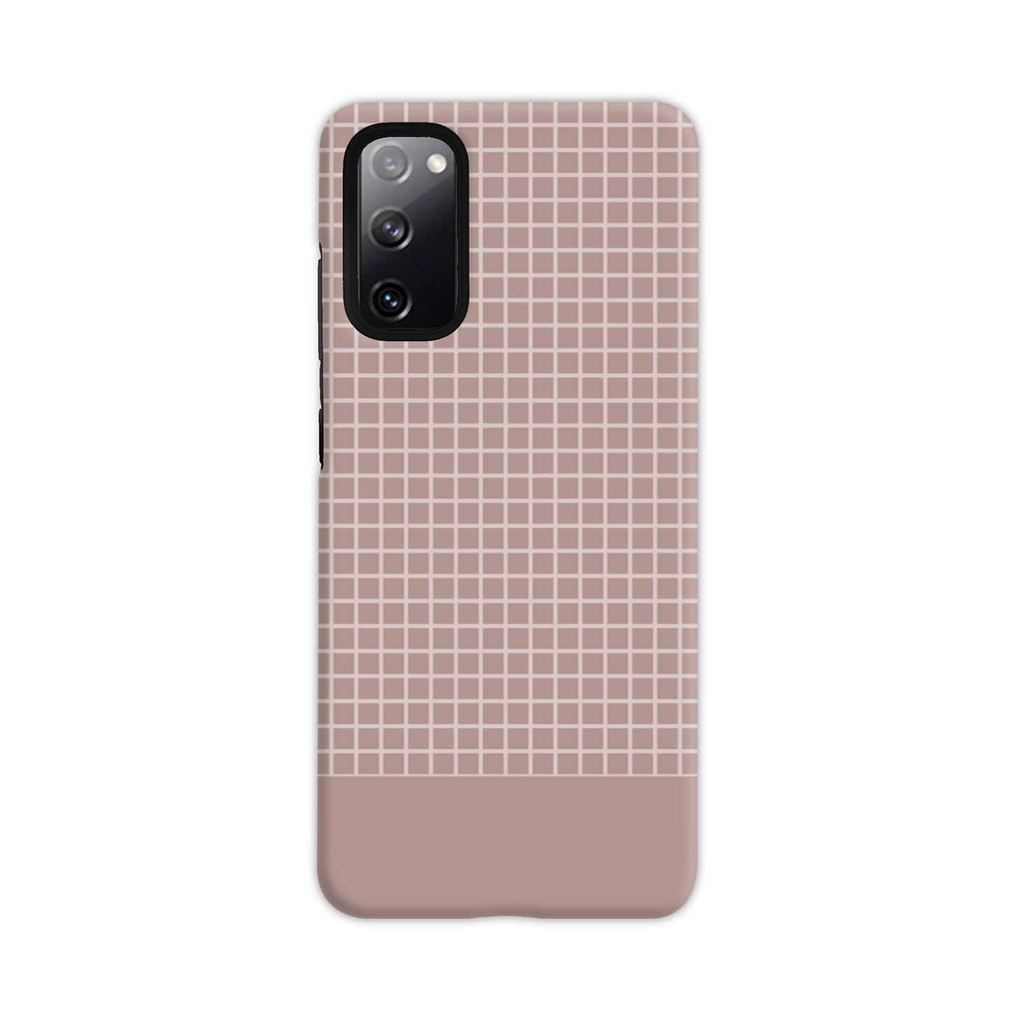 Mocca Grid Tough Phone Case