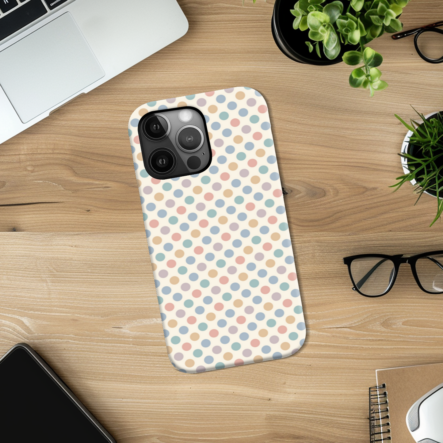 Pastel Multi Spot Tough Phone Case