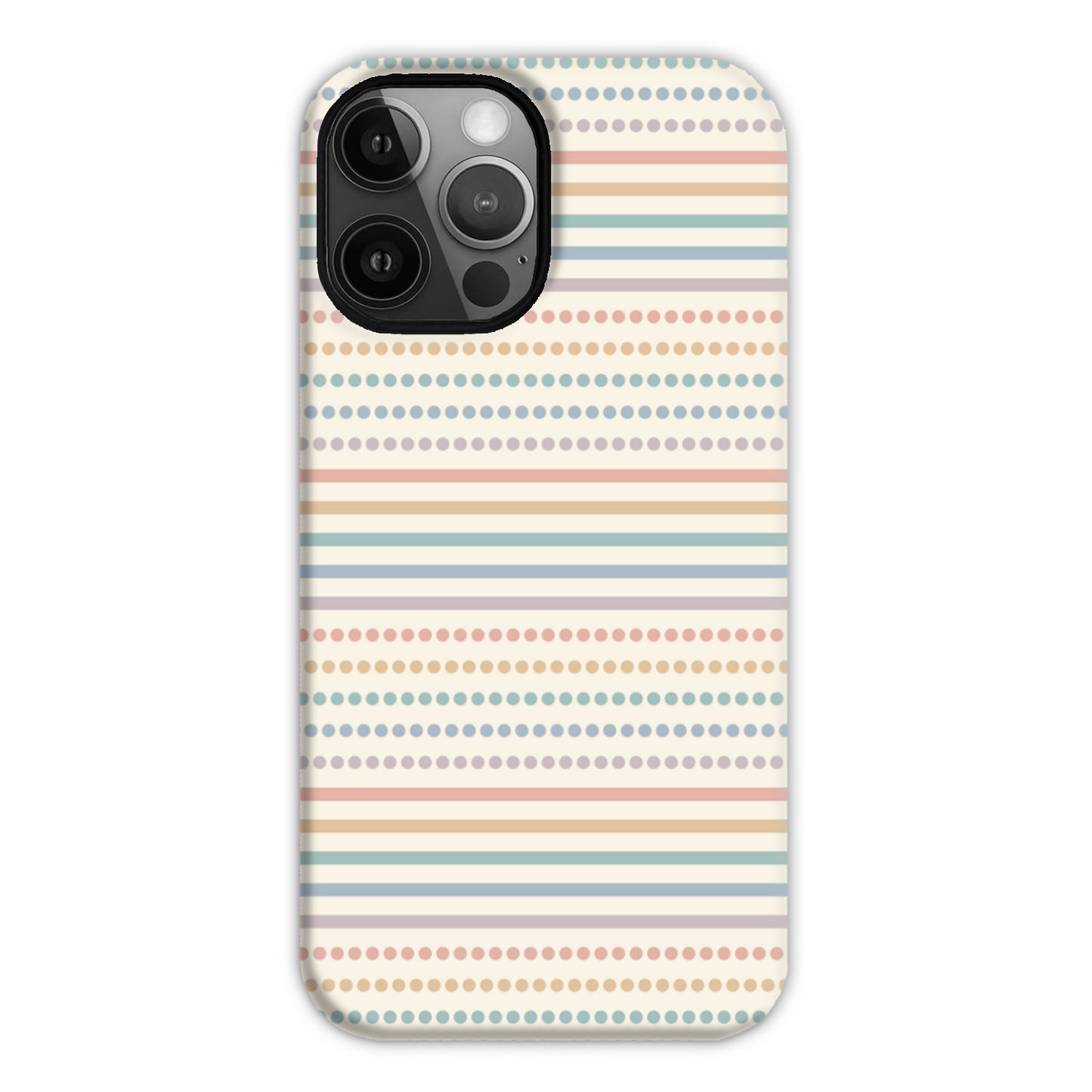 Dots and Stripes Tough Phone Case