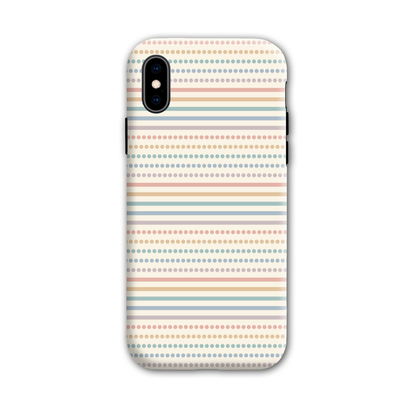 Dots and Stripes Tough Phone Case