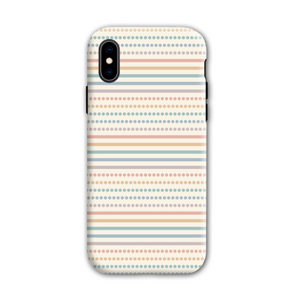 Dots and Stripes Tough Phone Case