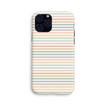 Dots and Stripes Tough Phone Case