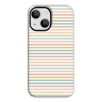 Dots and Stripes Tough Phone Case