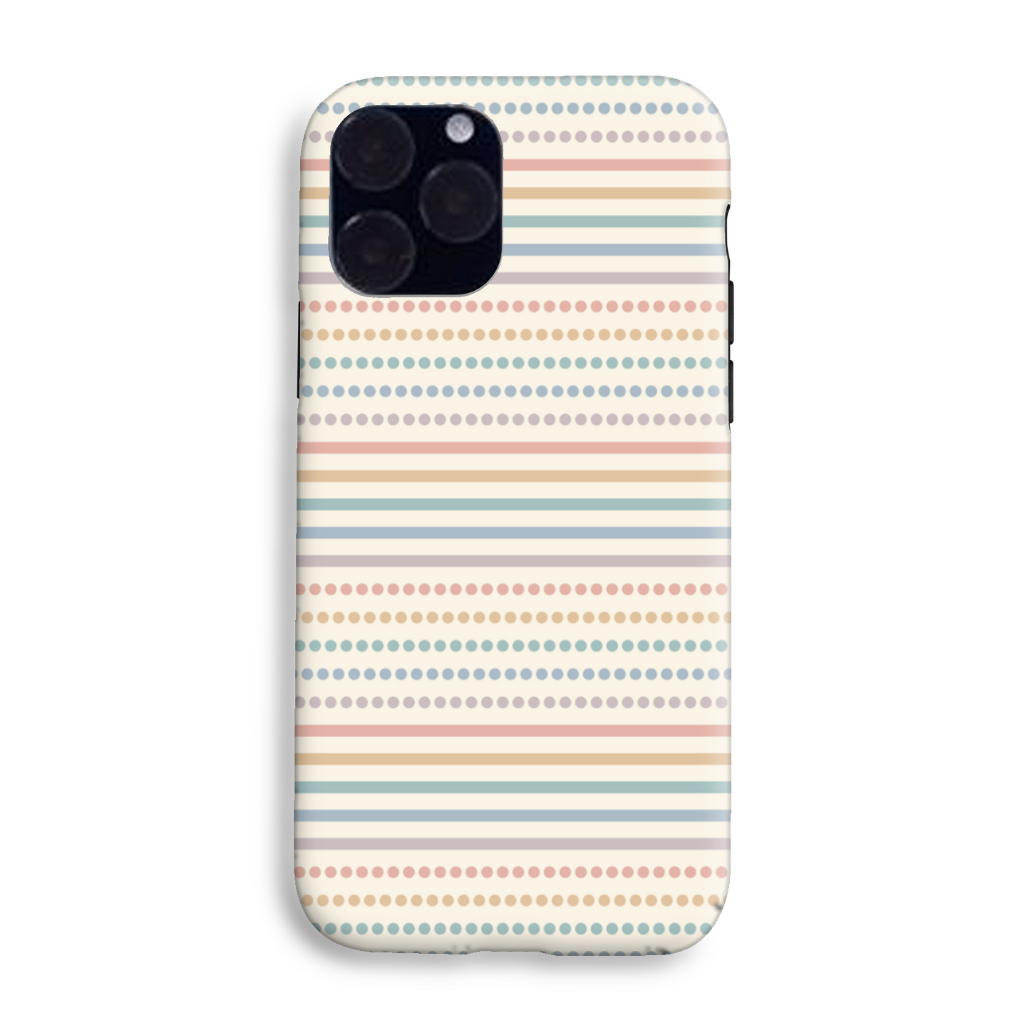 Dots and Stripes Tough Phone Case