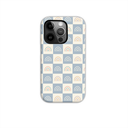 Rainbow Check Tough Phone Case