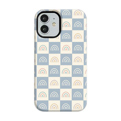 Rainbow Check Tough Phone Case