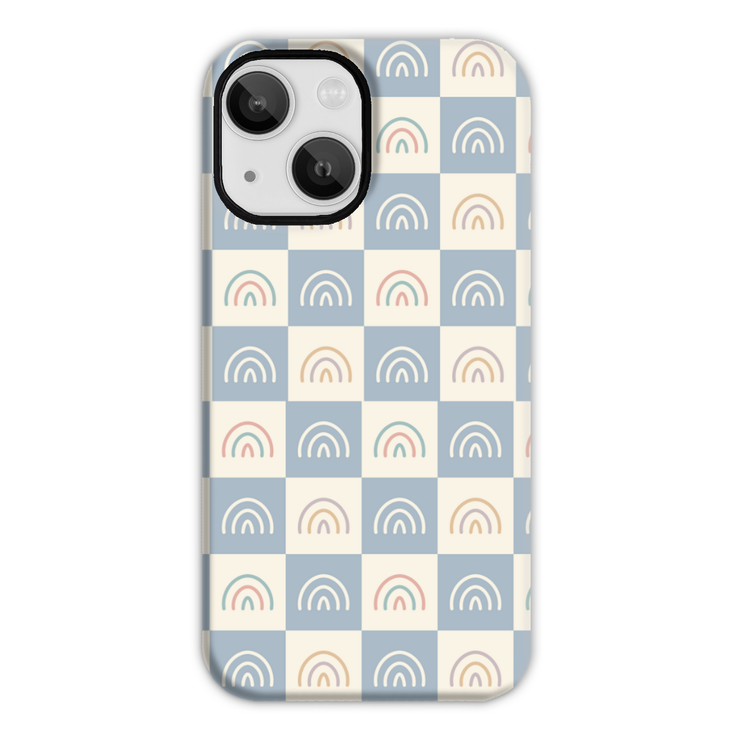 Rainbow Check Tough Phone Case