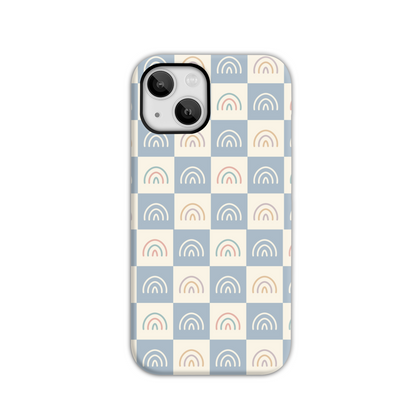 Rainbow Check Tough Phone Case