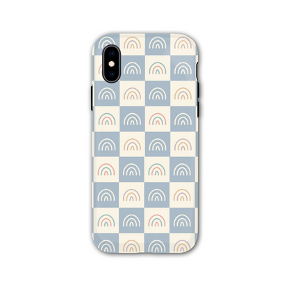 Rainbow Check Tough Phone Case