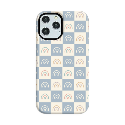 Rainbow Check Tough Phone Case