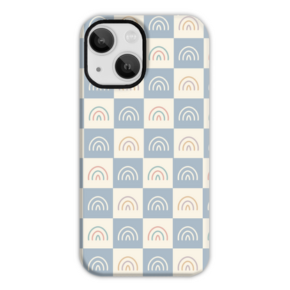 Rainbow Check Tough Phone Case