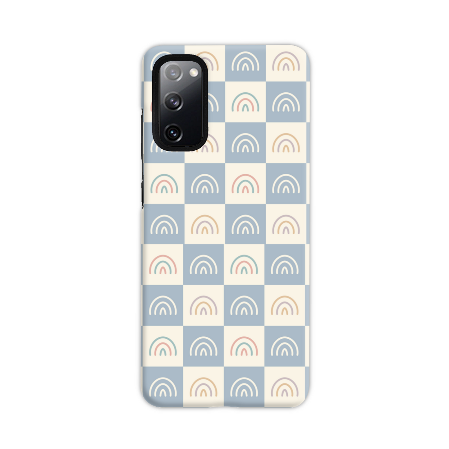 Rainbow Check Tough Phone Case