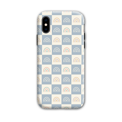 Rainbow Check Tough Phone Case