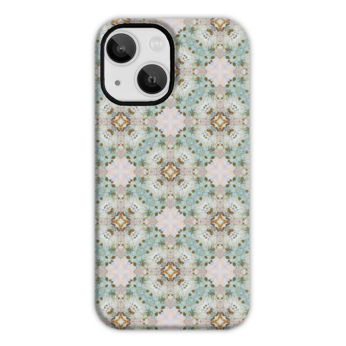 Green Mosaic Tough Phone Case