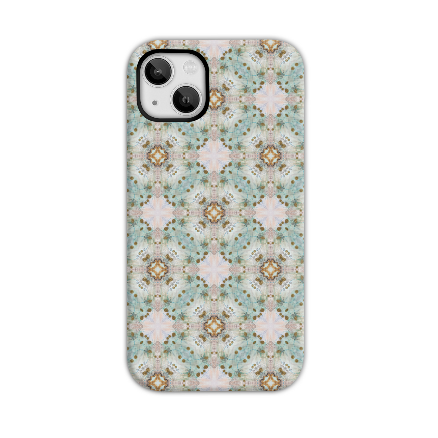 Green Mosaic Tough Phone Case