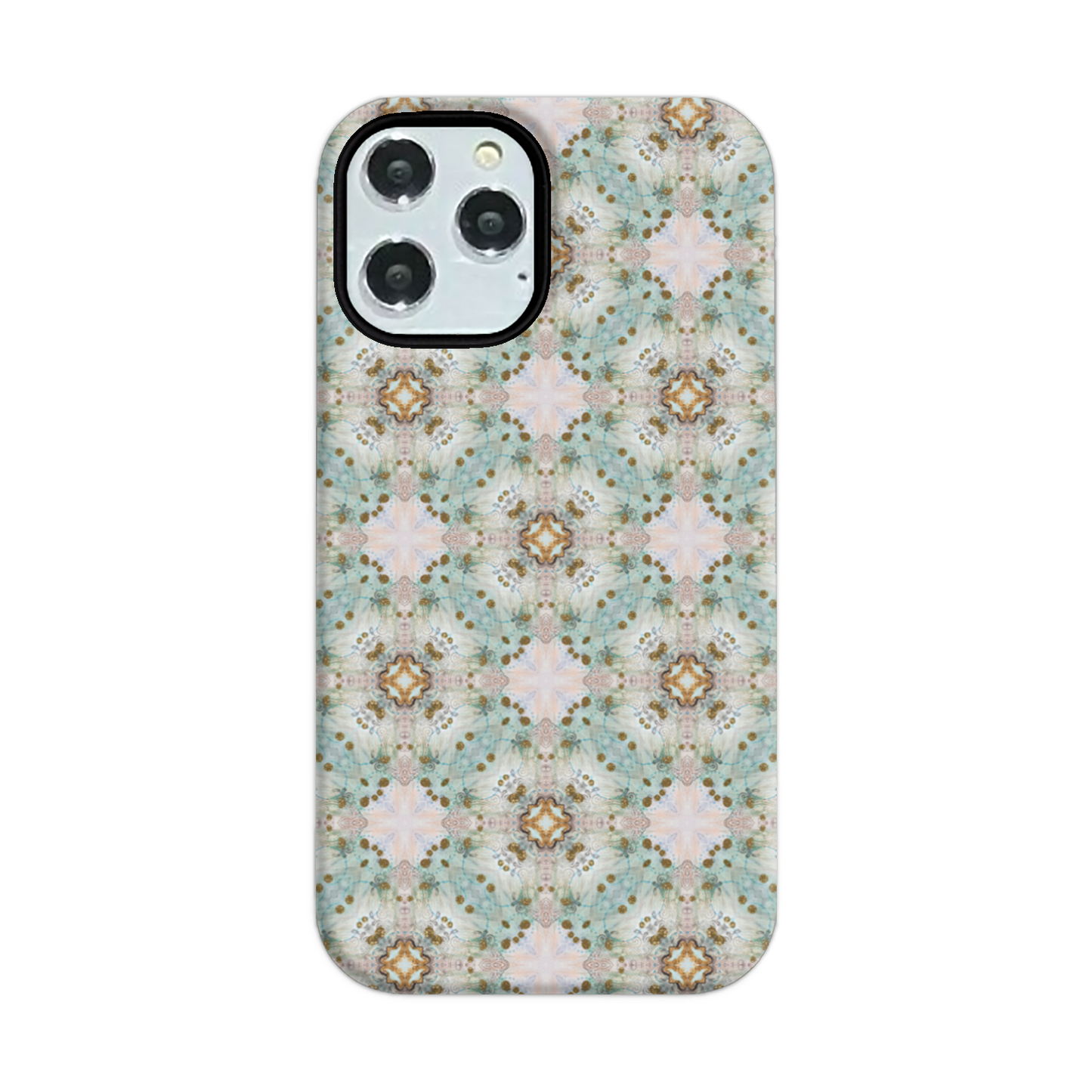 Green Mosaic Tough Phone Case