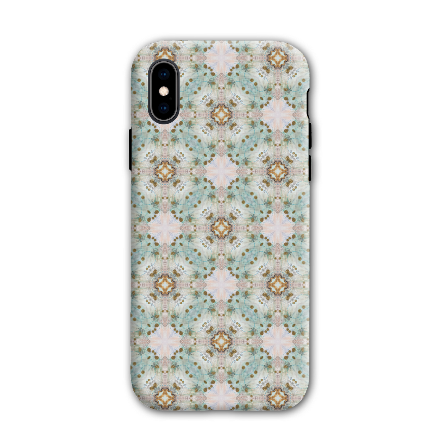 Green Mosaic Tough Phone Case