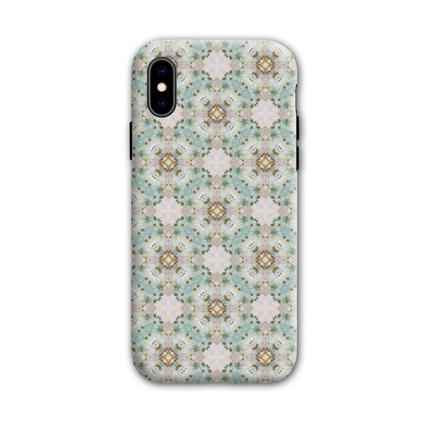 Green Mosaic Tough Phone Case