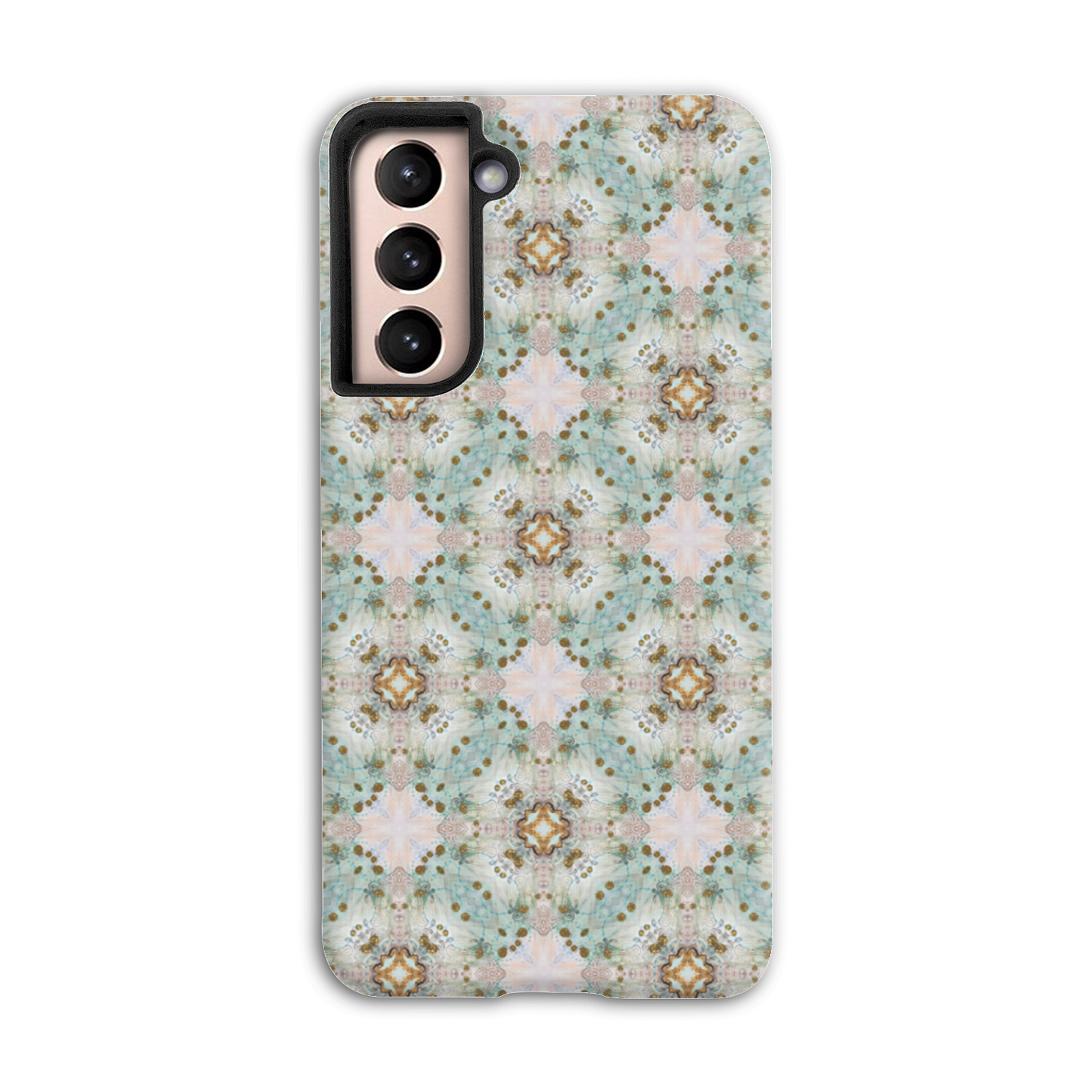 Green Mosaic Tough Phone Case