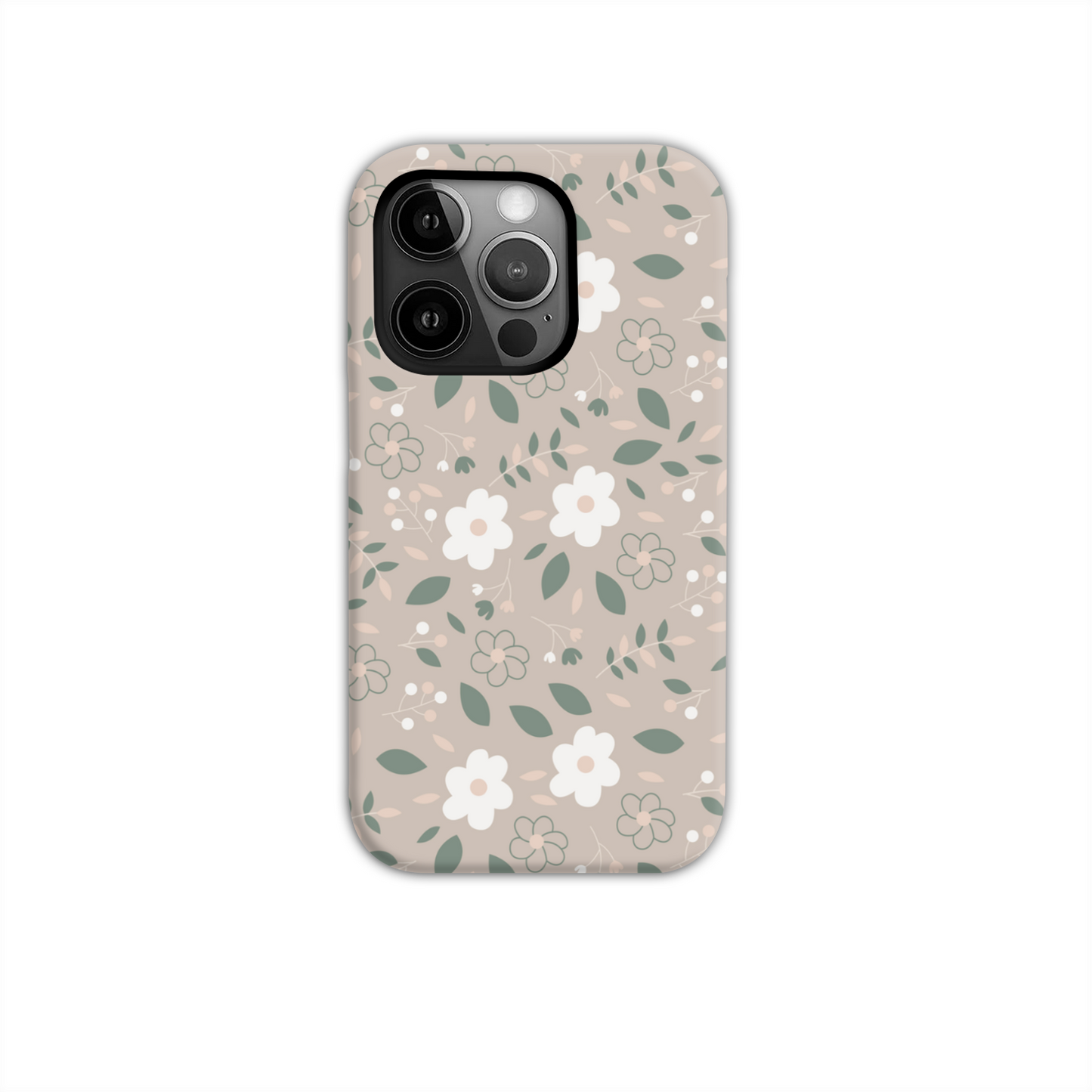 Nude Florals Tough Phone Case