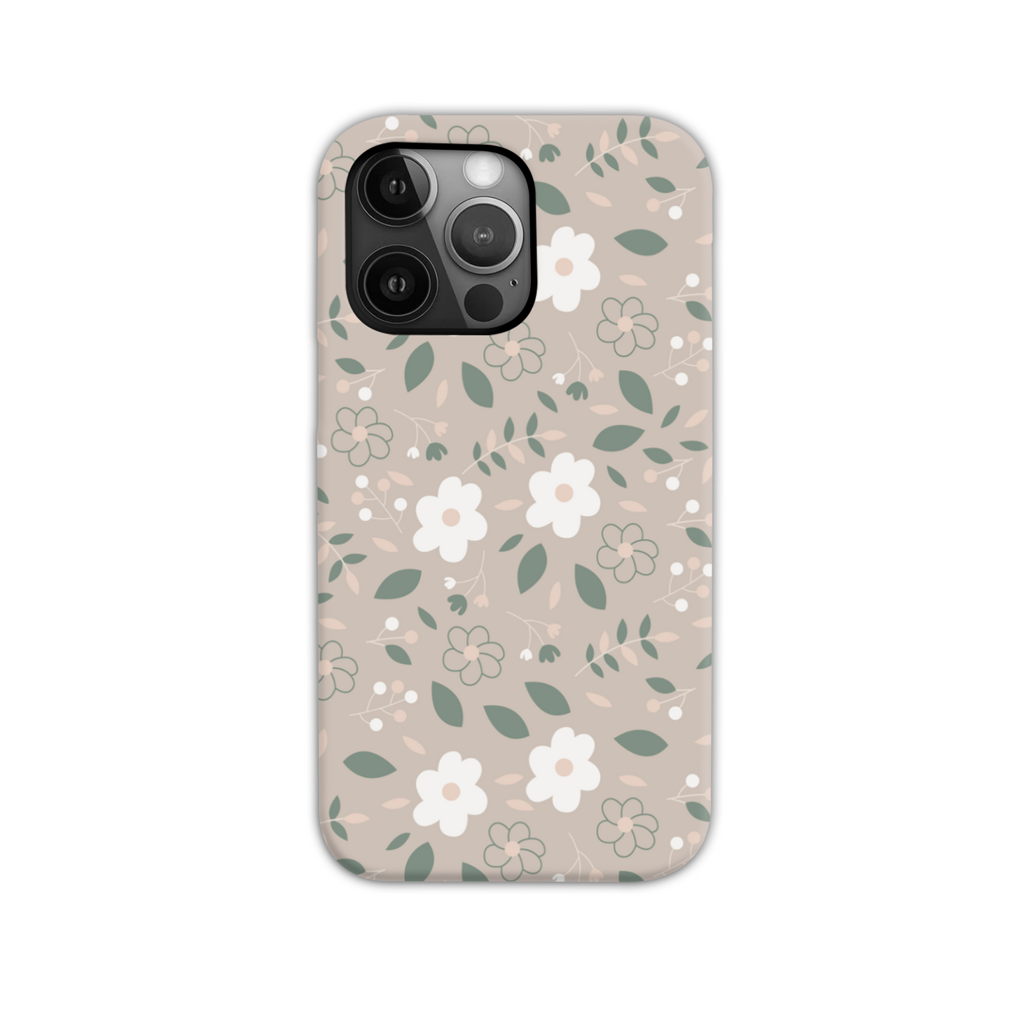 Nude Florals Tough Phone Case