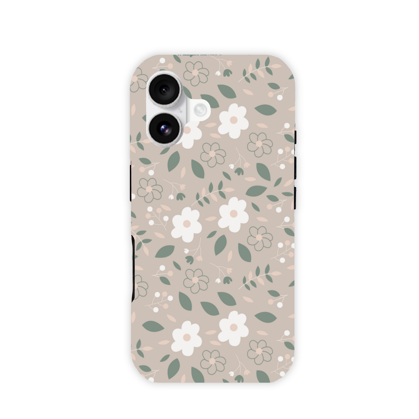 Nude Florals Tough Phone Case