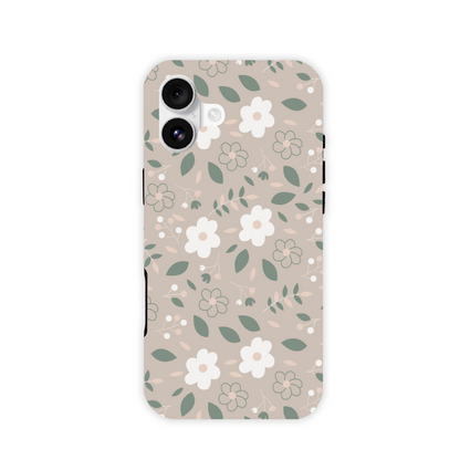 Nude Florals Tough Phone Case