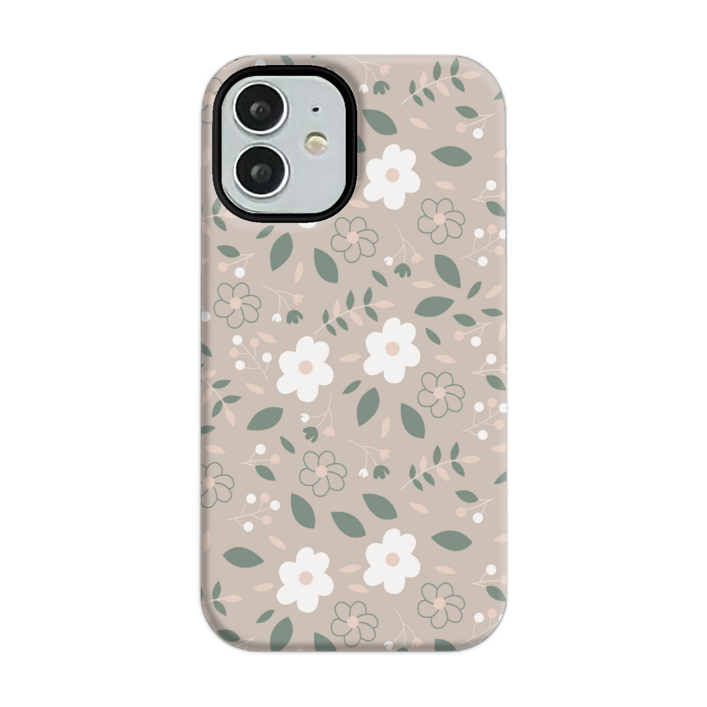 Nude Florals Tough Phone Case