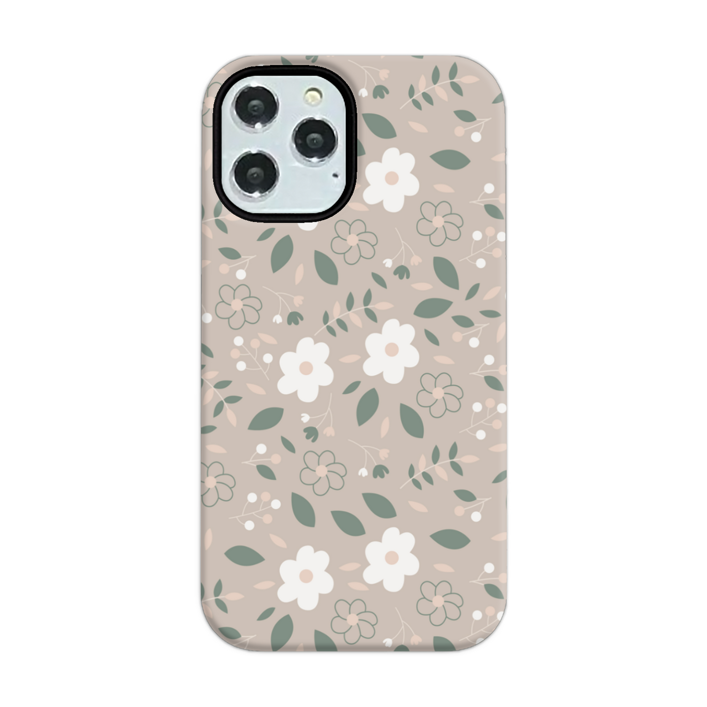 Nude Florals Tough Phone Case