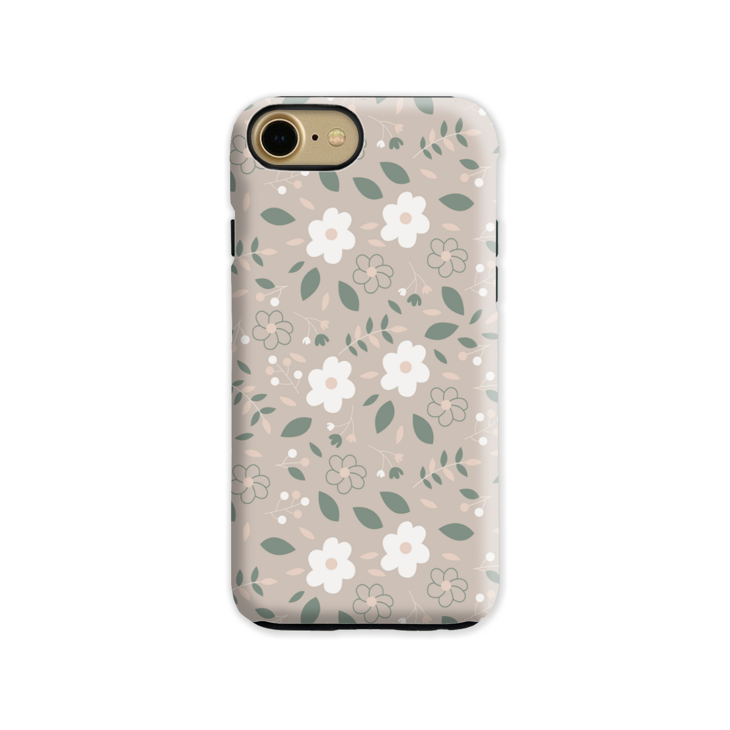 Nude Florals Tough Phone Case